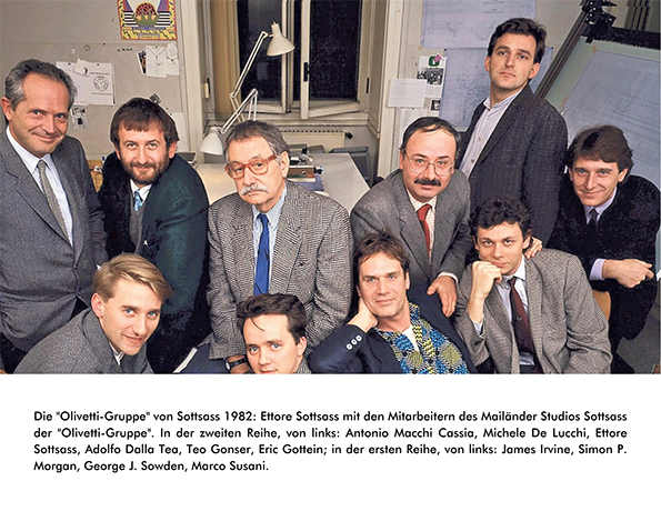 Das Studio Sottsass der Olivetti-Gruppe, Mailand